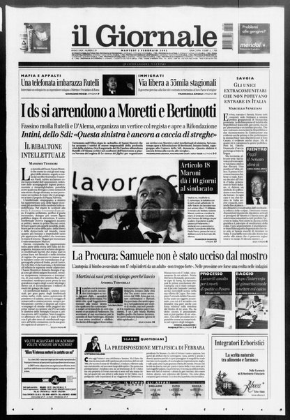 Il giornale : quotidiano del mattino